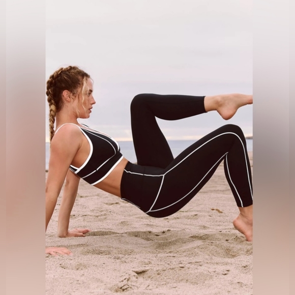 Free People Movement You're A Peach X CycleBar Leggings - Picture 2 of 14